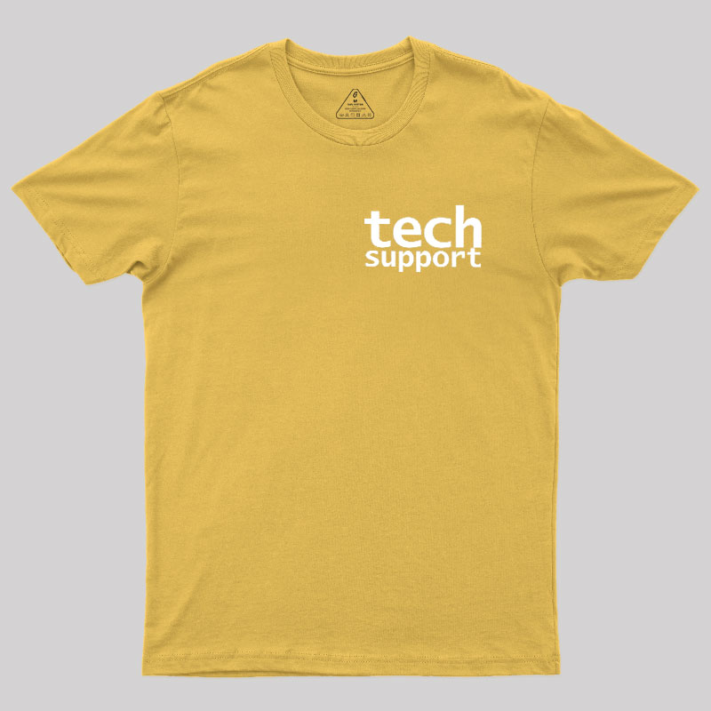 Tech Support Minimal Geek T-Shirt
