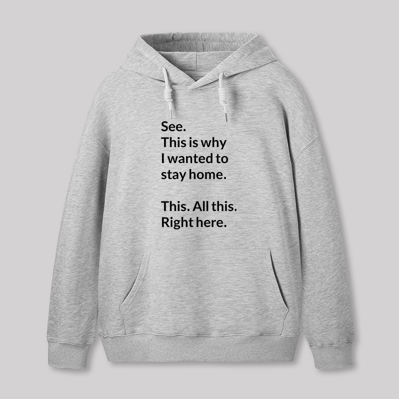 Stay Home Geek Hoodie