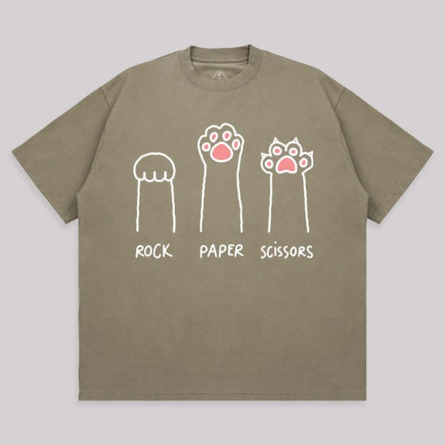 Cat Paw Unisex Oversized T-shirt