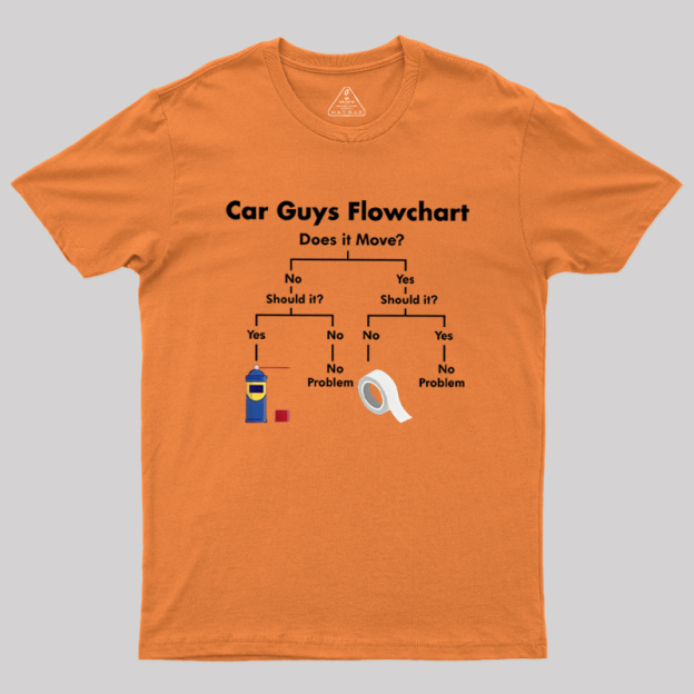 Car Guys Fix Flow Geek T-Shirt