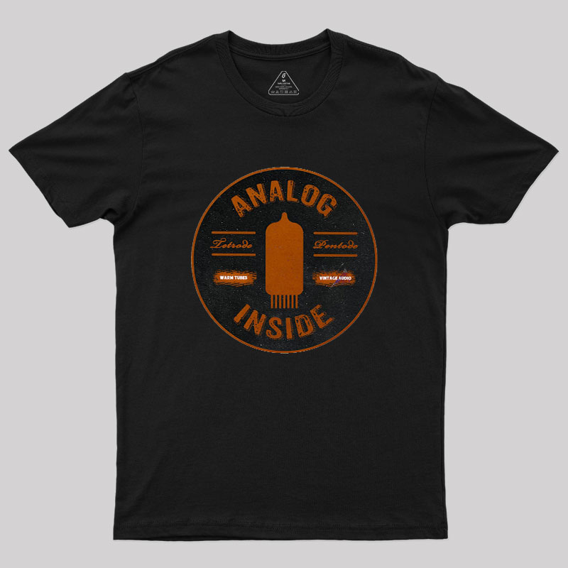 Analog Inside Retro Tubes Geek T-Shirt