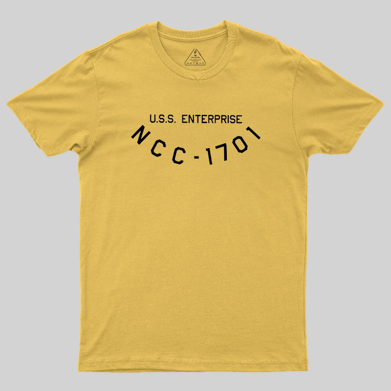 Ship Registry USS Enterprise Geek T-Shirt
