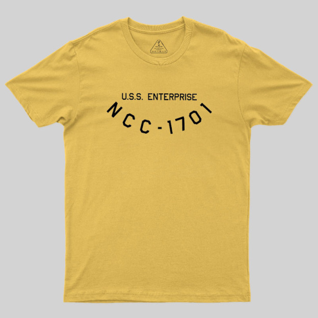 Ship Registry USS Enterprise Geek T-Shirt
