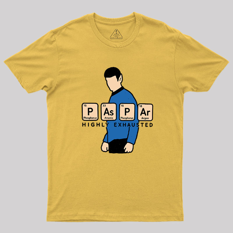 Exhausted Spock Geek T-Shirt