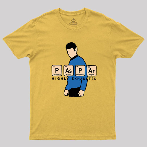 Exhausted Spock Geek T-Shirt