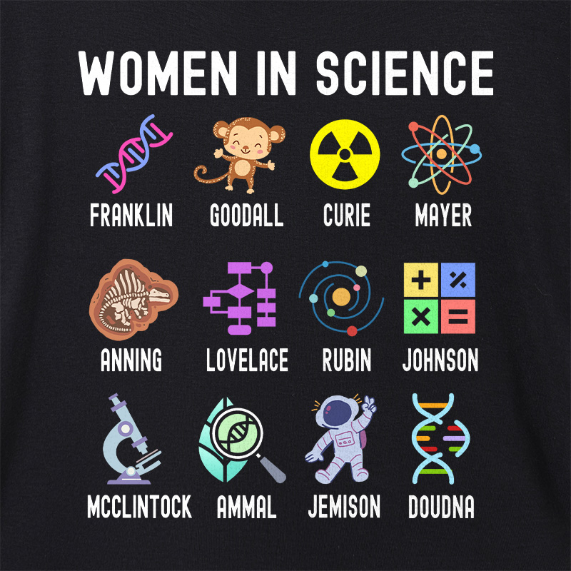 Women In Science Steminist Geek Dolman Sleeve V-Neck Shirt