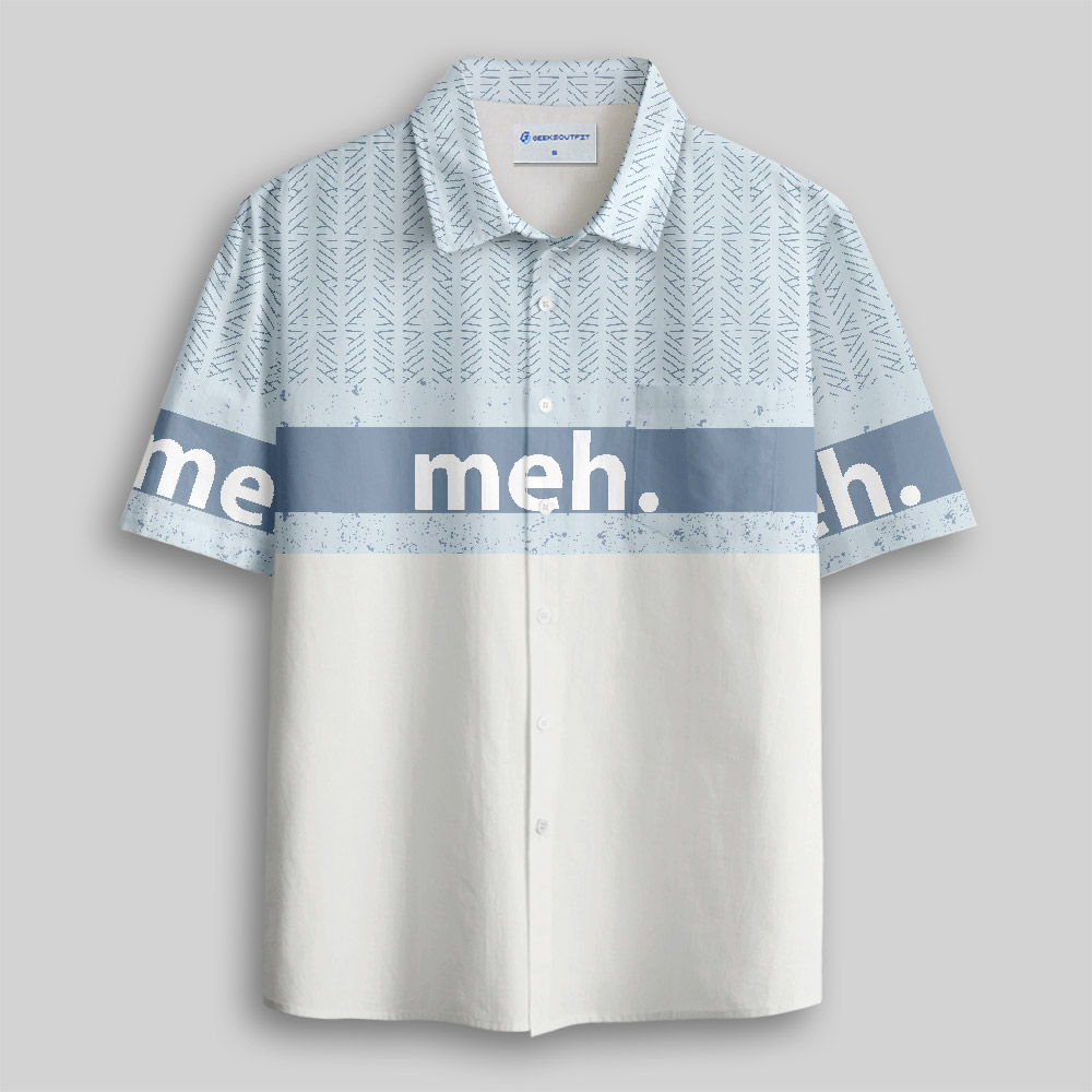 MEH Button Up Pocket Shirt