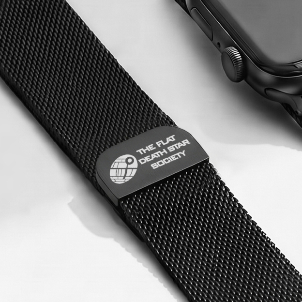 The Flat Death Star Society Geek Milanese Loop Watchband