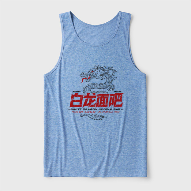 White Dragon Noodle Bar Ultra Soft Heather Tank