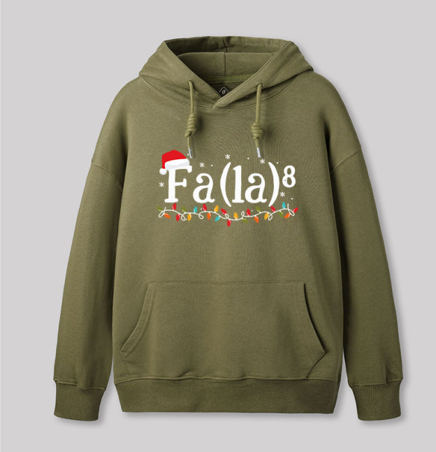Math Nerd Christmas Fa la la la Geek Hoodie