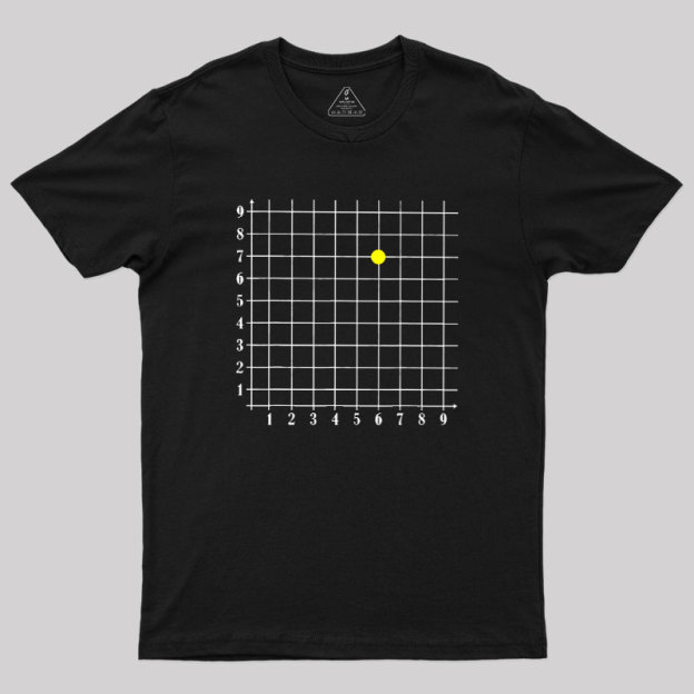 Coordinate 6 7 Funny Math Geek T-Shirt
