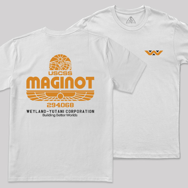 Maginot Legacy Front and Back Printed Geek T-Shirt