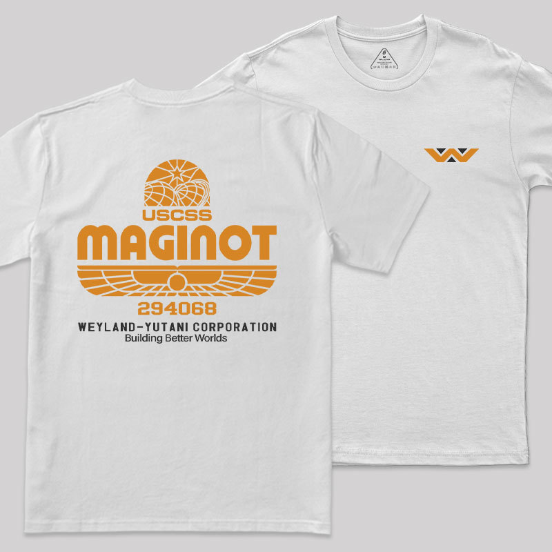 Maginot Legacy Front and Back Printed Geek T-Shirt