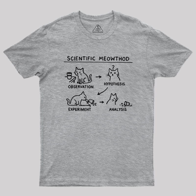Scientific Meowthod Geek T-Shirt