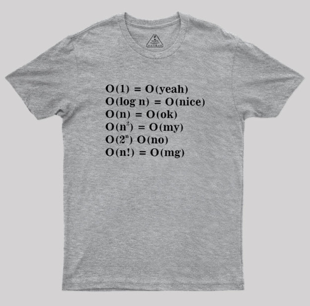 Alternative Big O Notation Geek T-Shirt