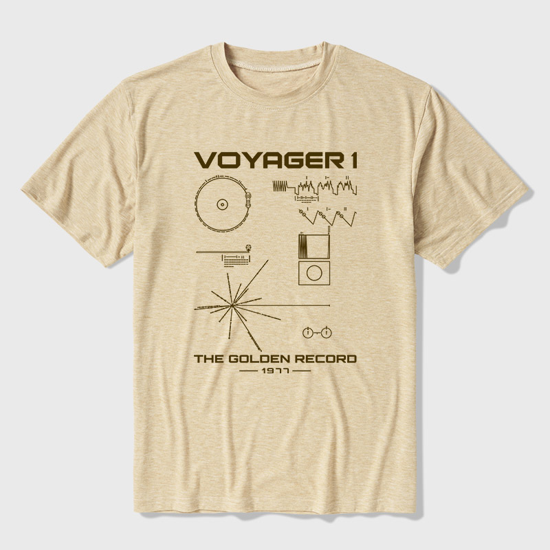 The Voyager Golden Record Ultra Soft Heather Tee