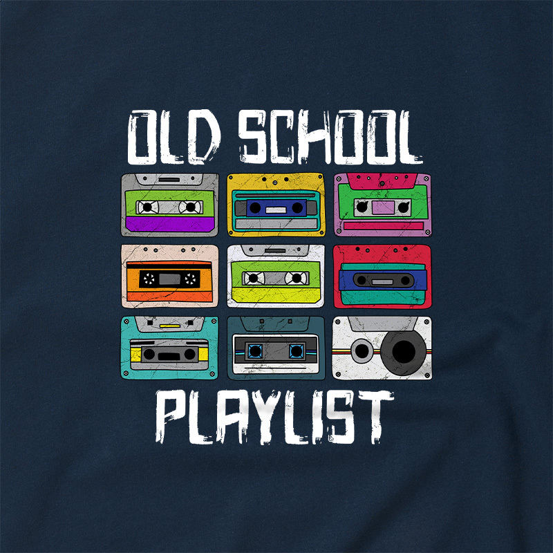 Cassette Tape Music Retro 80s Geek Retro Raglan T-Shirt
