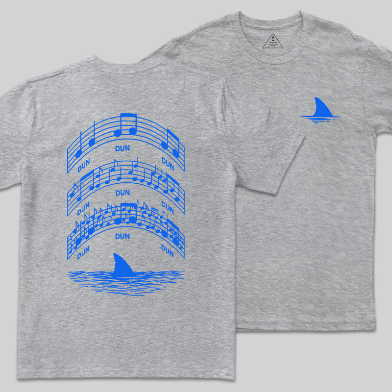 Oceanic Melody Tide Front and Back Printed Geek T-Shirt