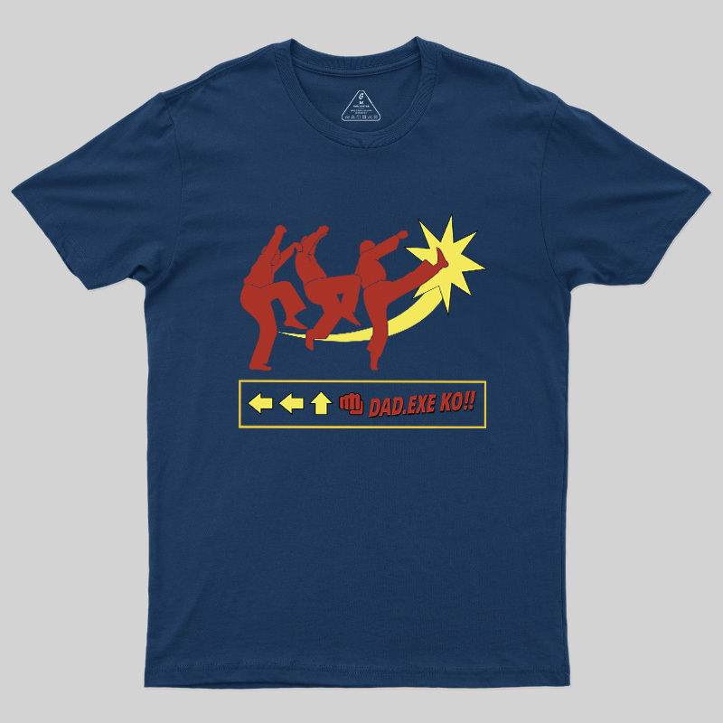 Dad EXE KO Game Combo Geek T-Shirt