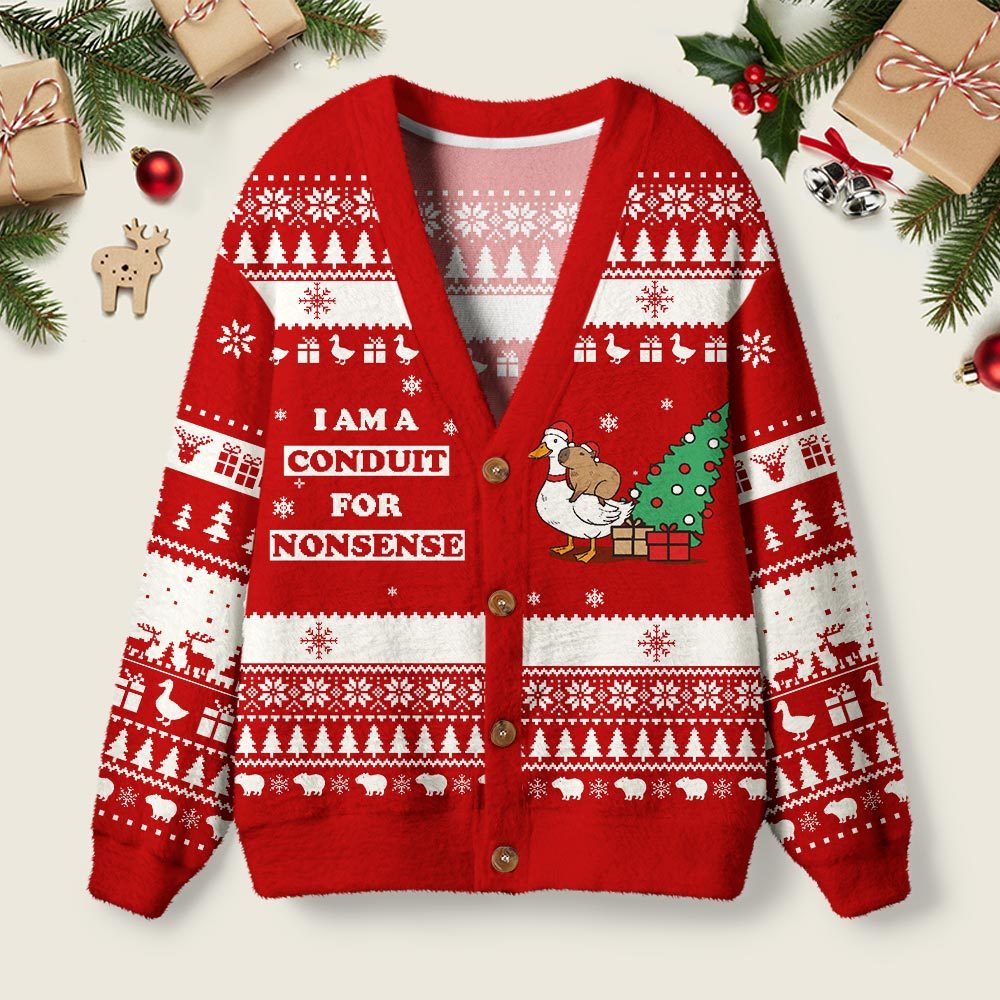 Geeksoutfit For Nonsense Geek Ugly Cardigan Sweaters  for Sale