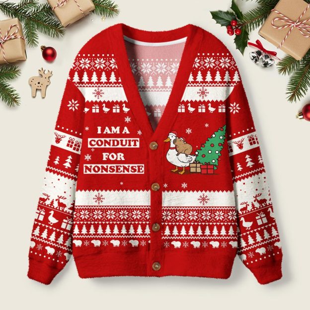 For Nonsense Geek Ugly Cardigan Sweaters