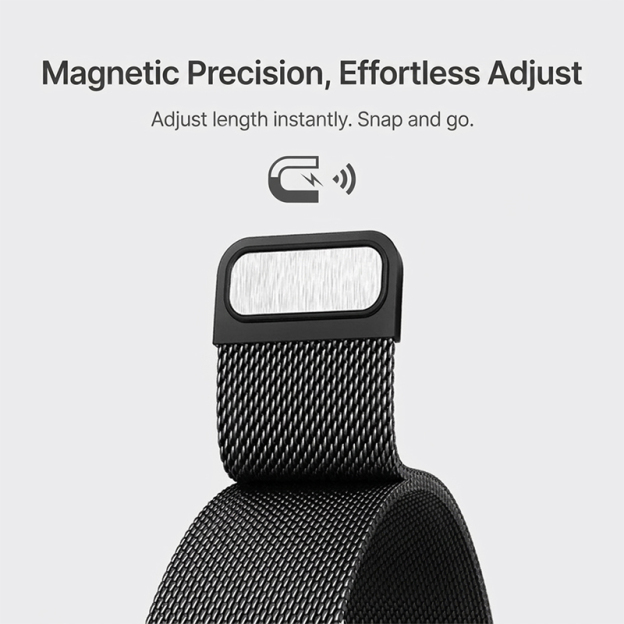 Retro Space Fight Shadow Spaceship Geek Milanese Loop Watchband