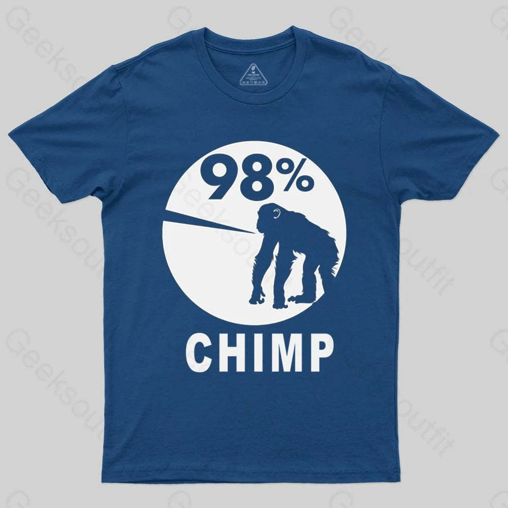 98 Percent Chimp T-shirt - Geeksoutfit