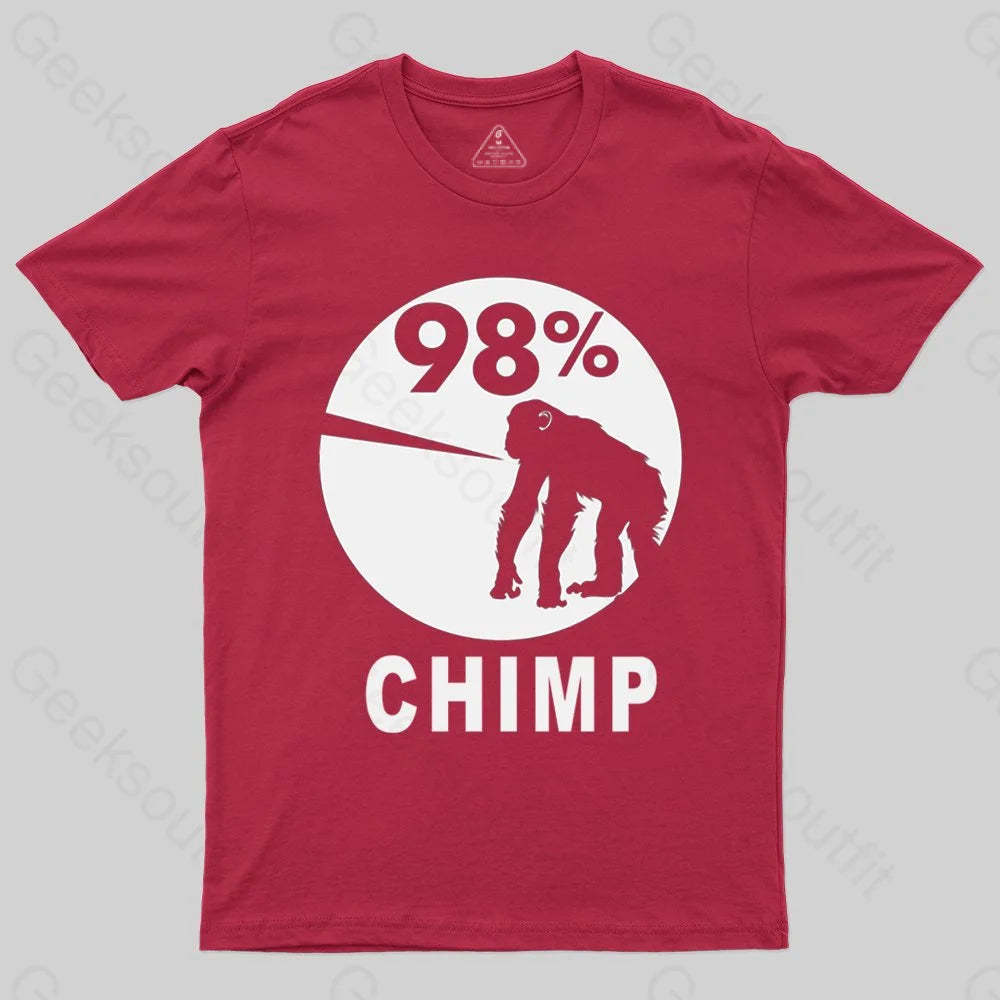 98 Percent Chimp T-shirt - Geeksoutfit