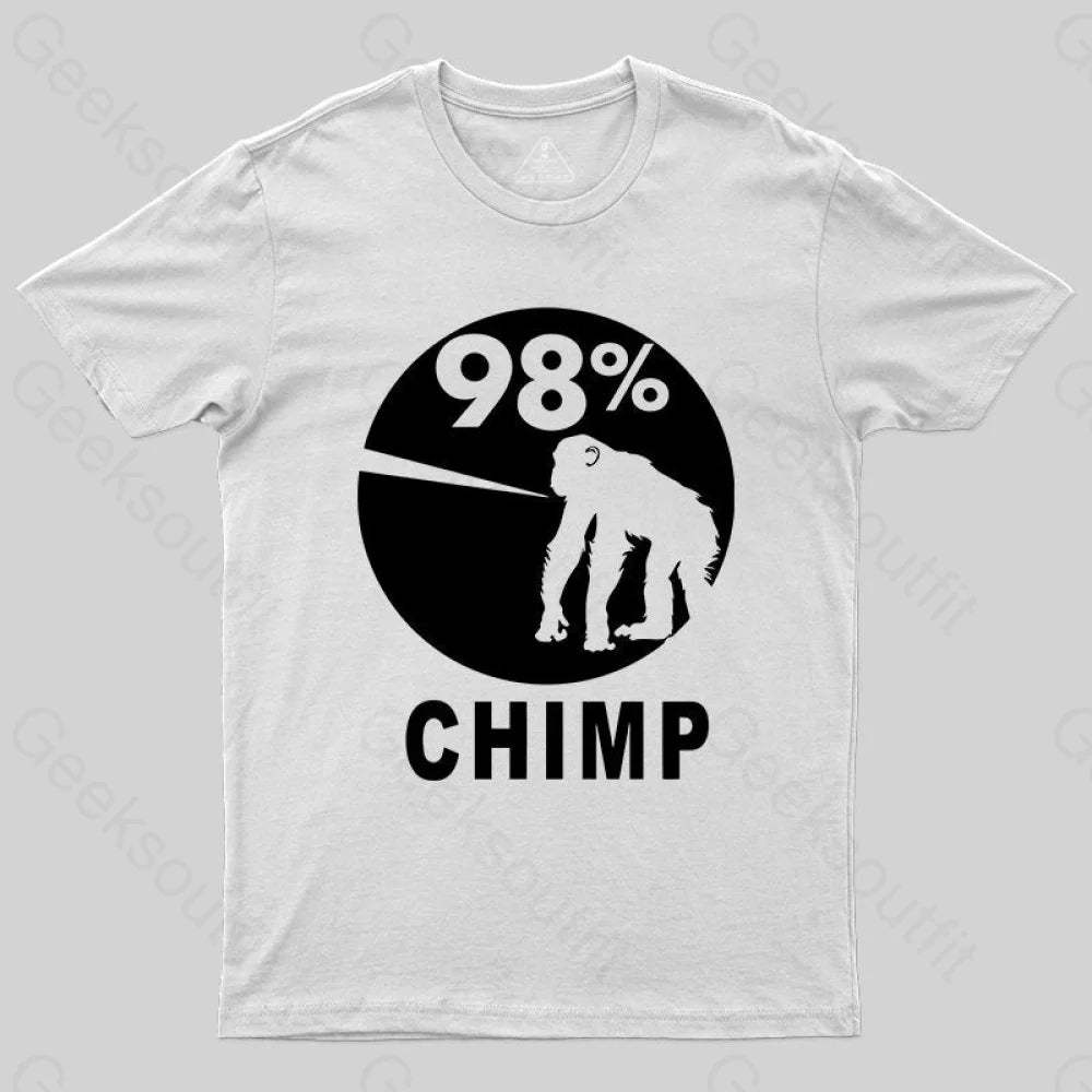 98 Percent Chimp T-shirt - Geeksoutfit