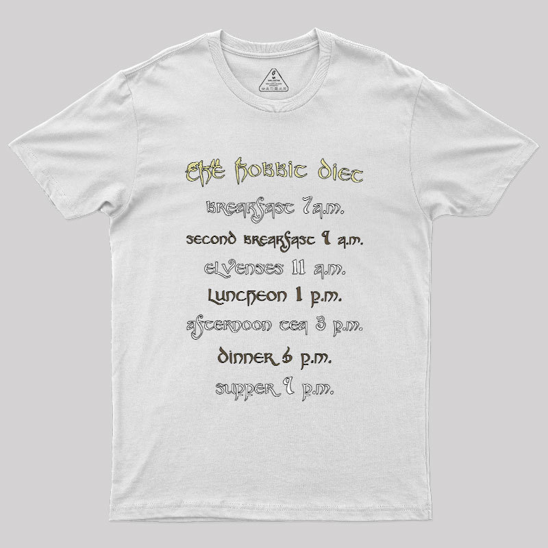 The Hobbit Diet Geek T-Shirt