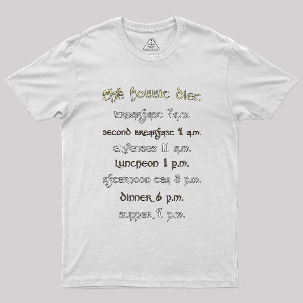 The Hobbit Diet Geek T-Shirt