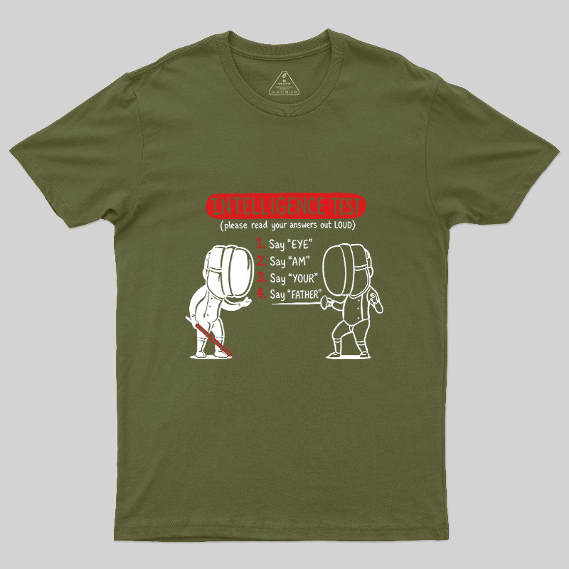 Intelligence Test Geek T-Shirt