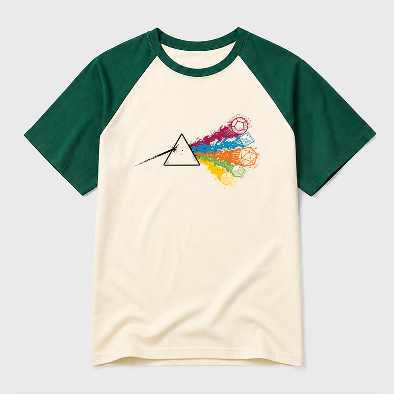 The Dark Side of the RPG Geek Retro Raglan T-Shirt