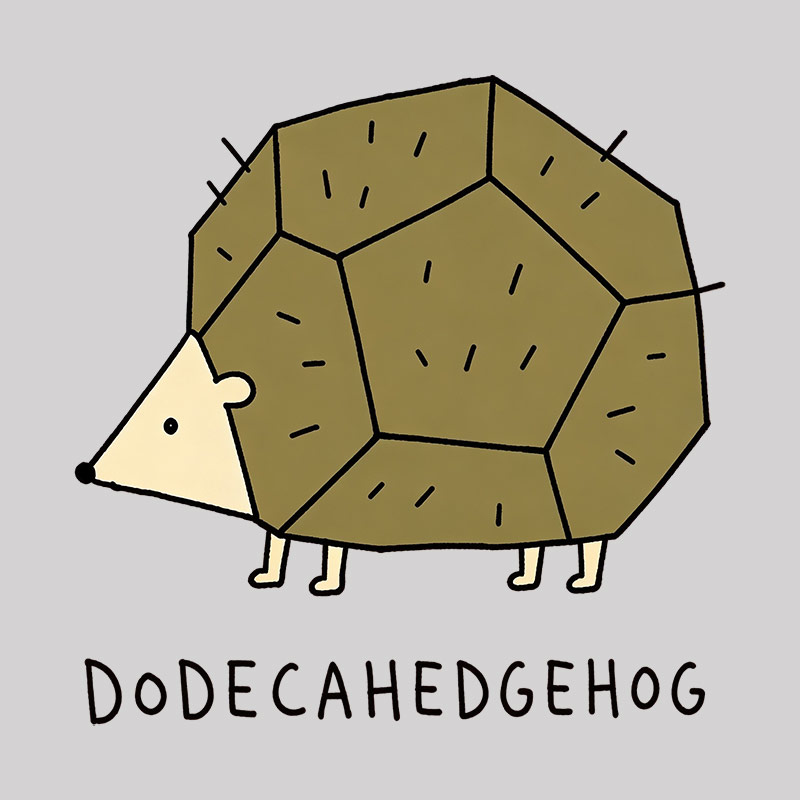 Dodecahedgehog Geek T-Shirt