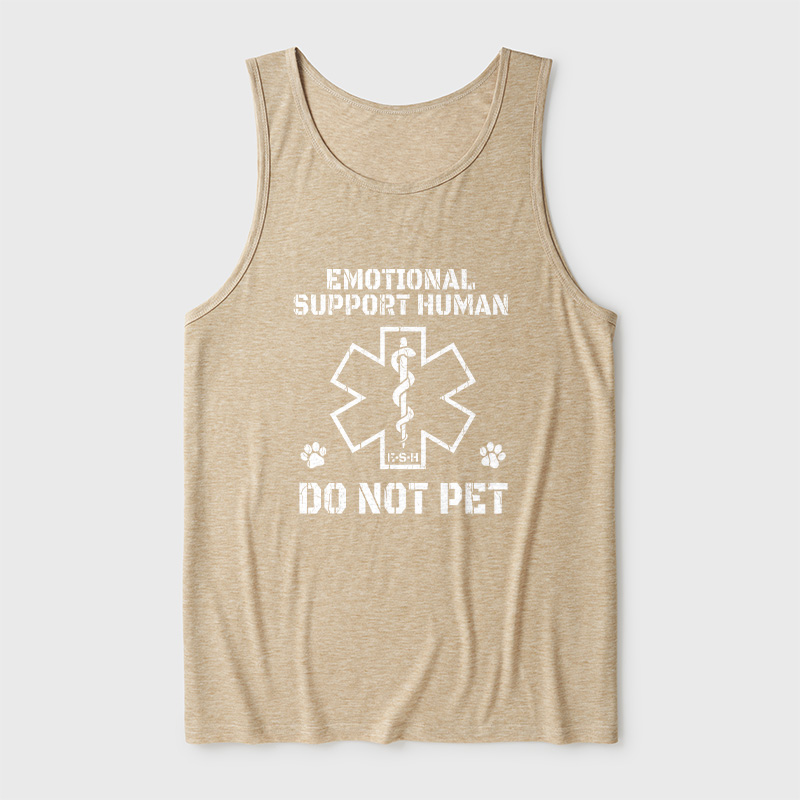 Emotional Support Human Ultra Soft Heather Tank
