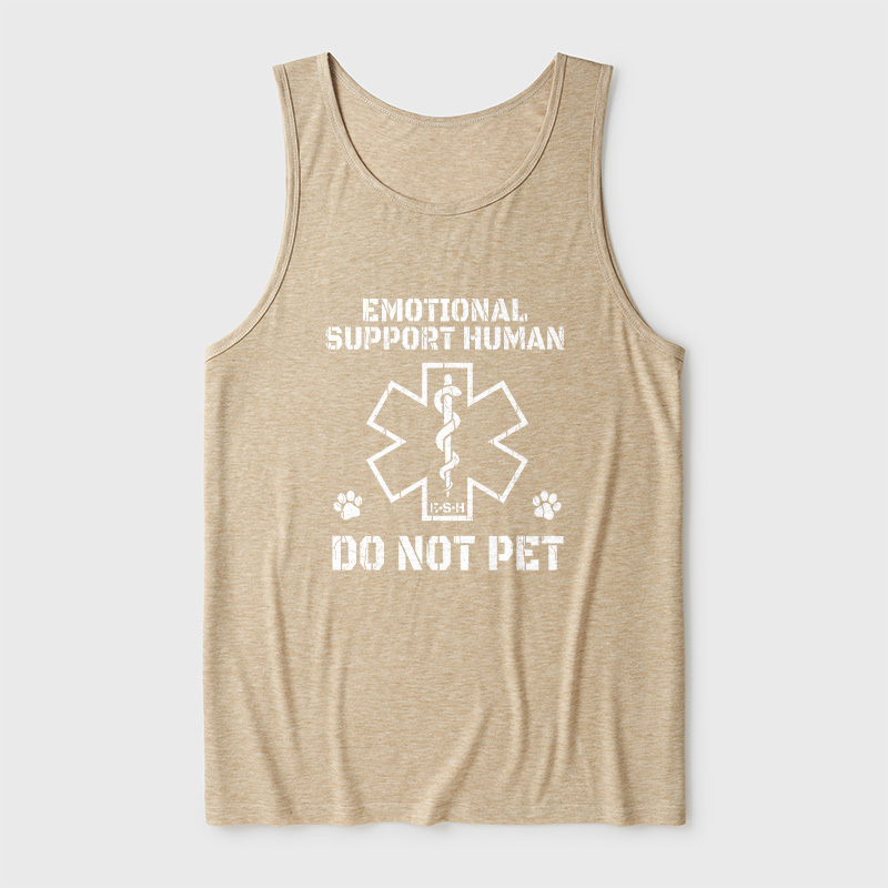 Emotional Support Human Ultra Soft Heather Tank