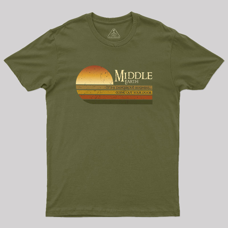Retro Middle Earth Geek T-Shirt
