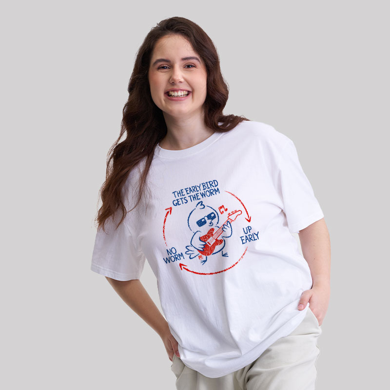 The Early Bird Gets The Worm Geek T-Shirt