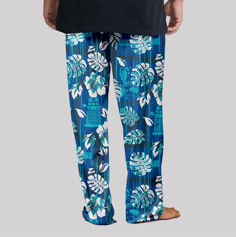 Hawaiian Leaves Geek Loungewear Pants