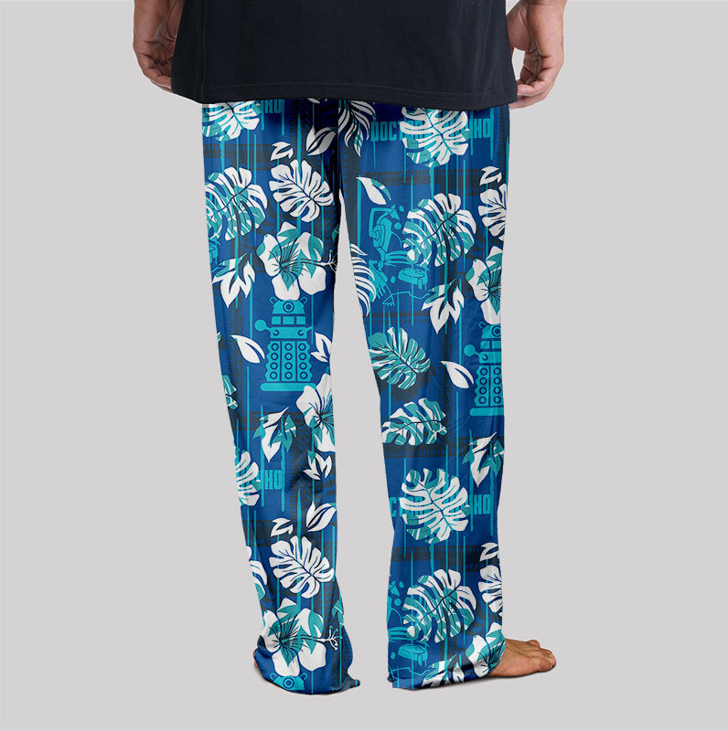 Hawaiian Leaves Geek Loungewear Pants