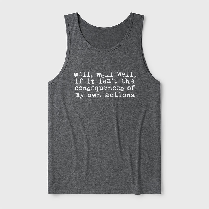 Consequences Ultra Soft Heather Tank