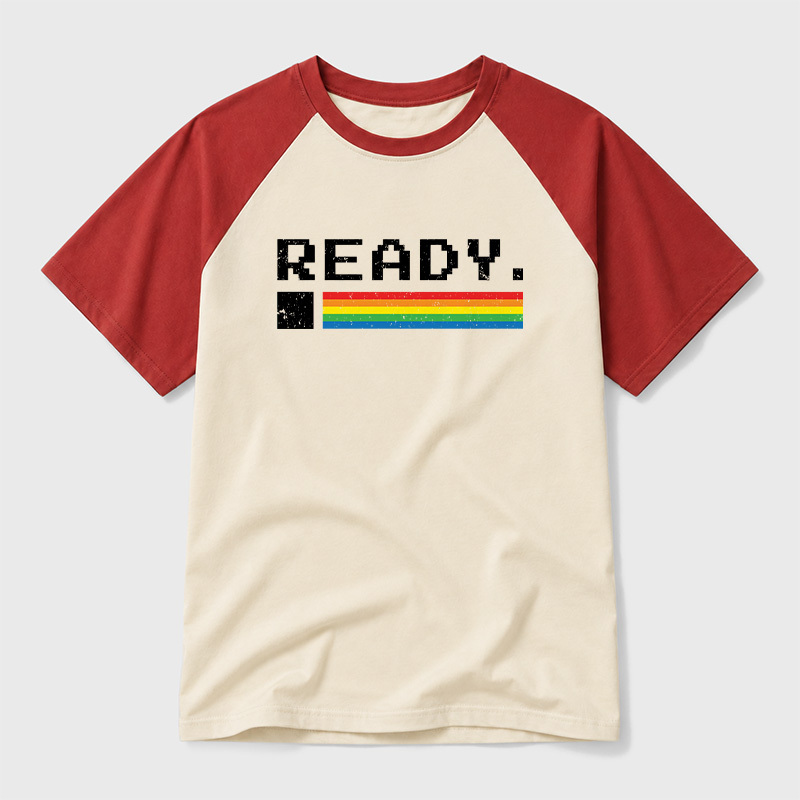 Commodore 64 Ready Raglan T-shirt