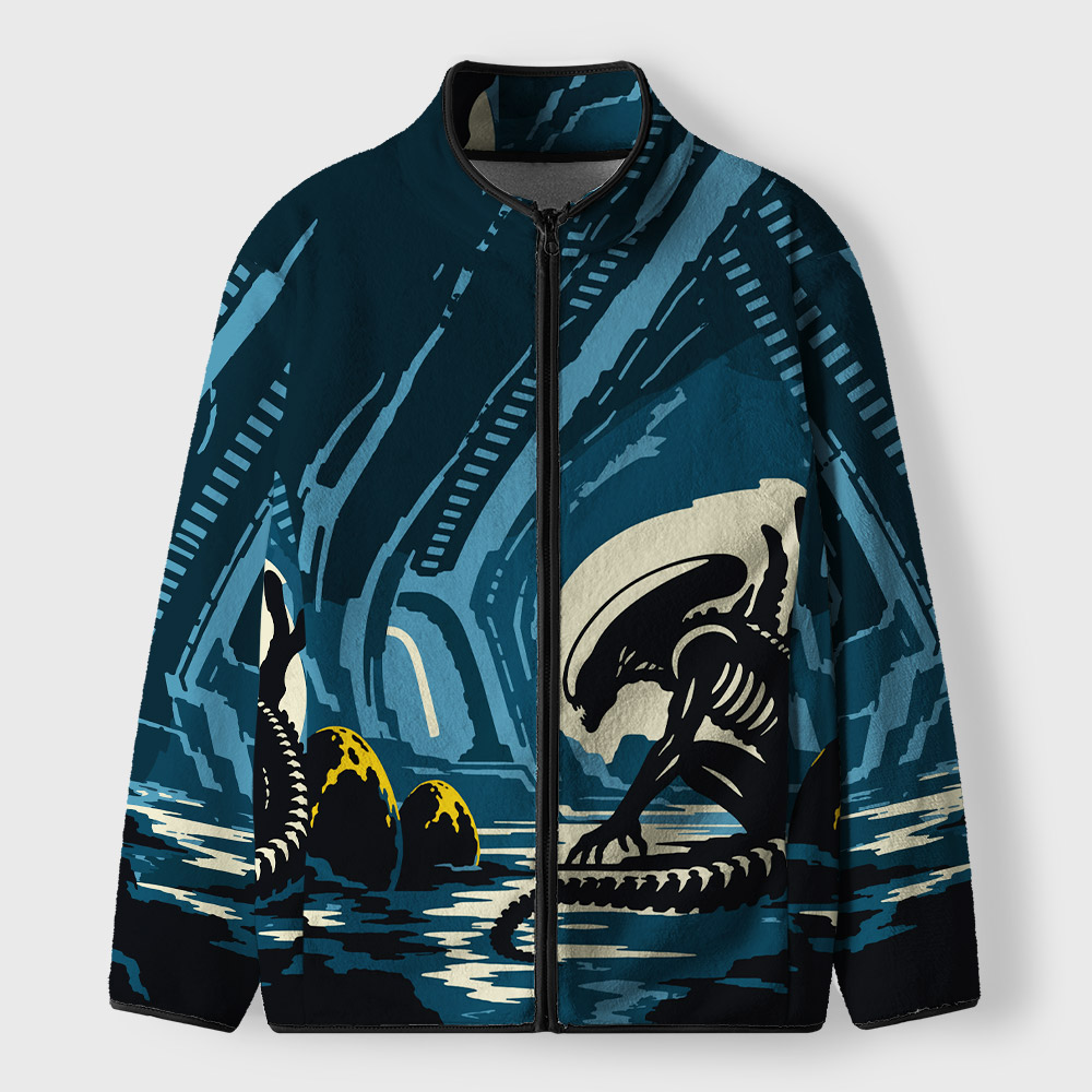 Dark Hatch Geek Polar Fleece Full-Zip Jacket