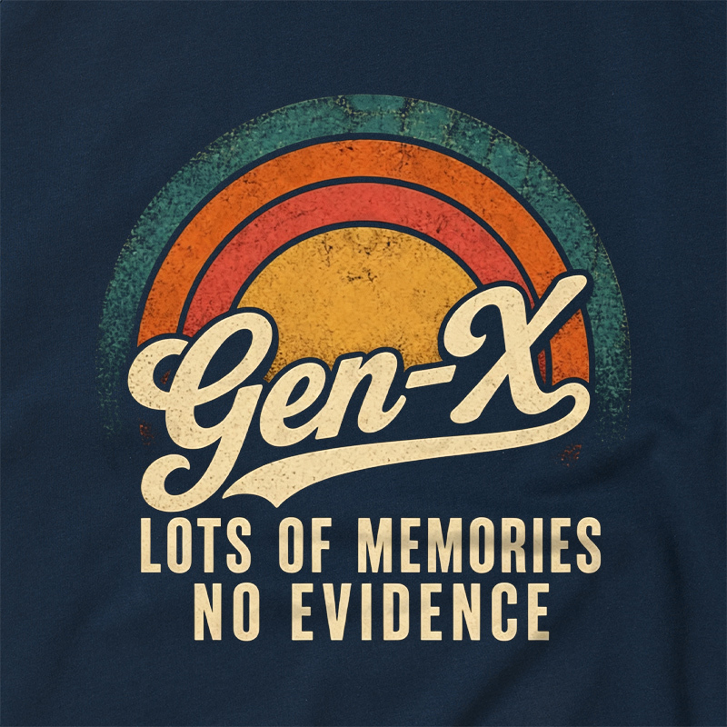 Lots Of Memories No Evidence Geek Retro Raglan T-Shirt