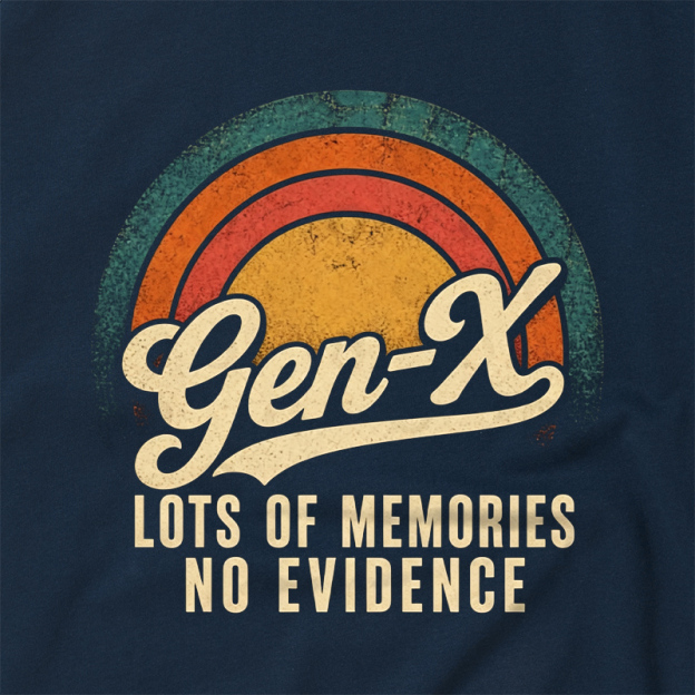 Lots Of Memories No Evidence Geek Retro Raglan T-Shirt