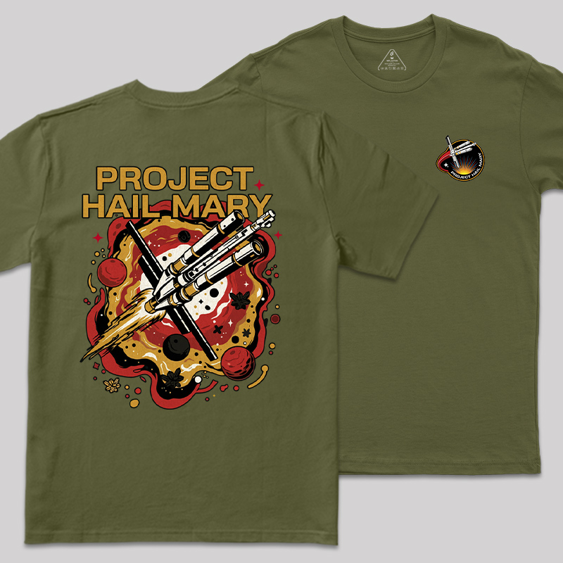 Hail Mary Ignition Front and Back Printed T-Shirt