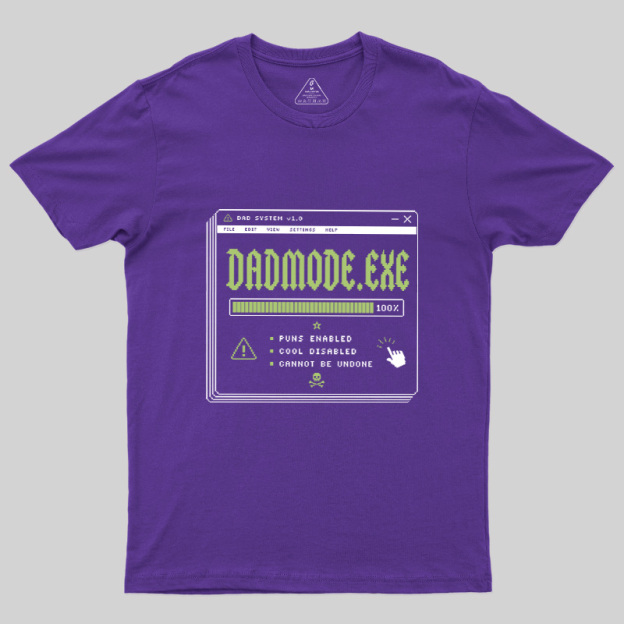 Dadmode Exe Geek T-Shirt