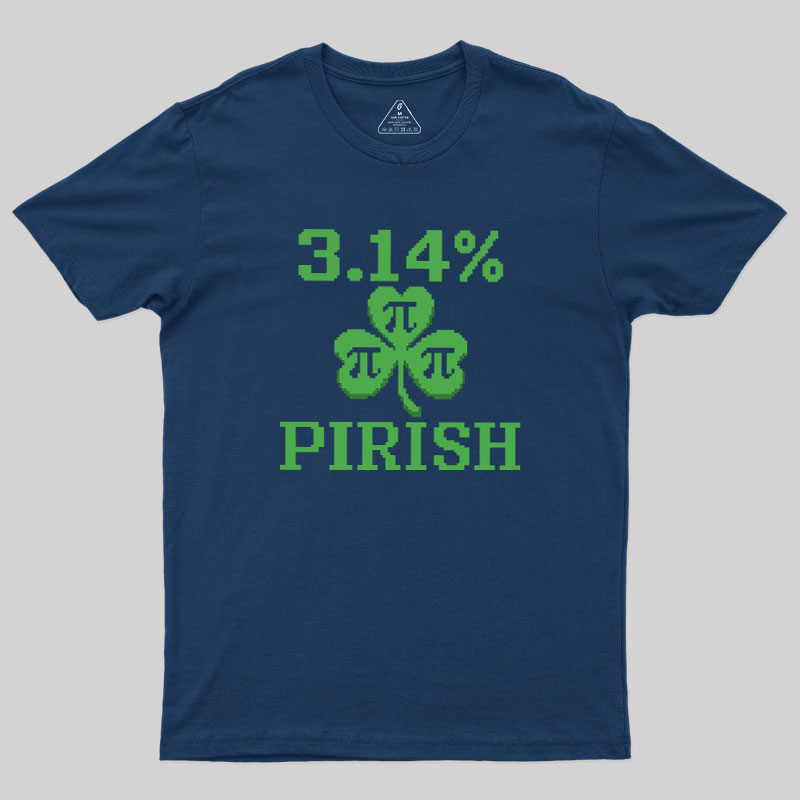 Pi-rish Humor Geek T-Shirt