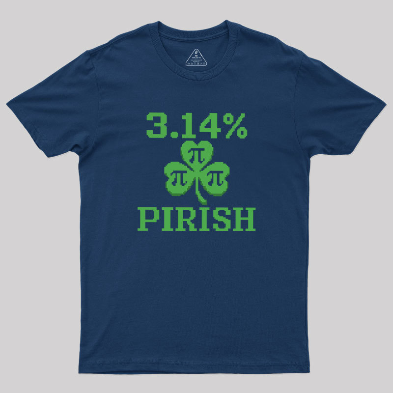 Pi-rish Humor Geek T-Shirt