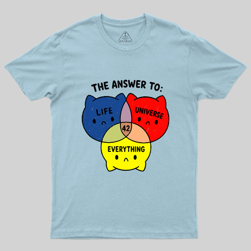 The Answer To Everything 42 Geek T-Shirt